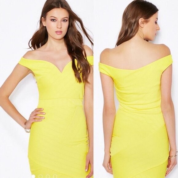 NWT Miss Selfridge Yellow Mini Dress‎ Asymmetric Hem Size 0 New With Tags Boho - Picture 1 of 13